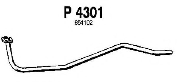 Труба выхлопного газа FENNO P4301