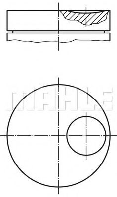 Поршень PERFECT CIRCLE 56 06348 1W