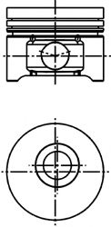Поршень KOLBENSCHMIDT 40637600