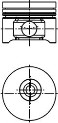 Поршень KOLBENSCHMIDT 090282