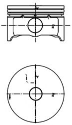 Поршень KOLBENSCHMIDT 99456600