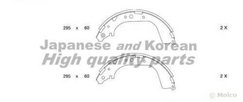 Комплект тормозных колодок ASHUKI 1050-0401