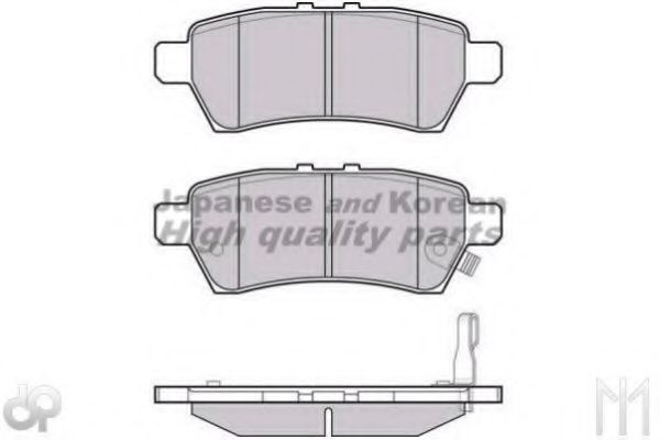 Комплект тормозных колодок, дисковый тормоз ASHUKI 1083-0501