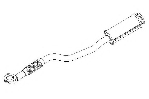 Предглушитель выхлопных газов KLARIUS 241043