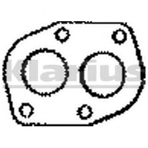 Прокладка, труба выхлопного газа KLARIUS 410363