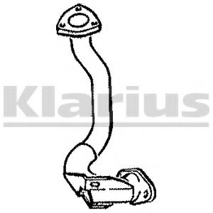 Труба выхлопного газа KLARIUS 301461