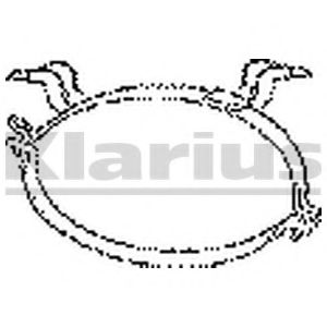 Кронштейн, система выпуска ОГ retec 104051