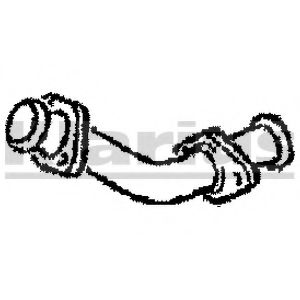 Труба выхлопного газа WALKER 15048