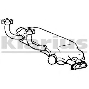Труба выхлопного газа WALKER 08359