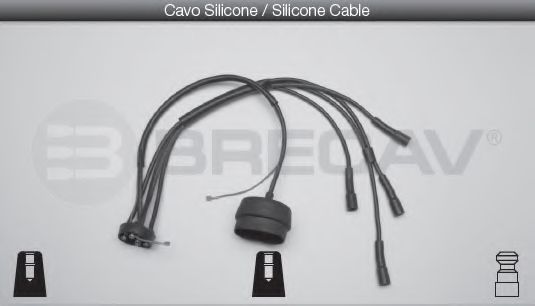 Комплект проводов зажигания BRECAV 01409