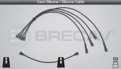 Комплект проводов зажигания BRECAV 07406