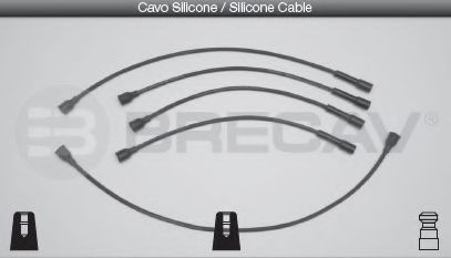 Комплект проводов зажигания BRECAV 10404