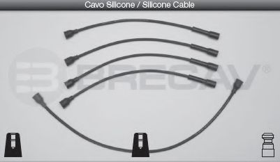 Комплект проводов зажигания BRECAV 11405