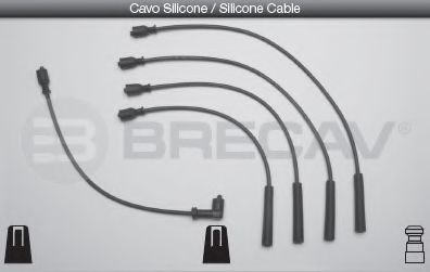 Комплект проводов зажигания BRECAV 12511