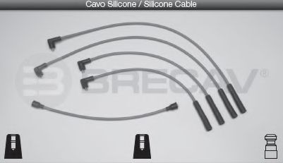 Комплект проводов зажигания BRECAV 15522