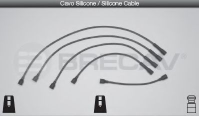 Комплект проводов зажигания BRECAV 21551