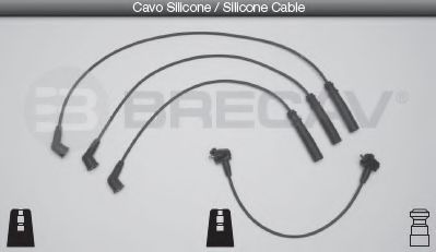 Комплект проводов зажигания BRECAV 27503