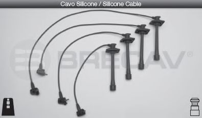 Комплект проводов зажигания BRECAV 33503