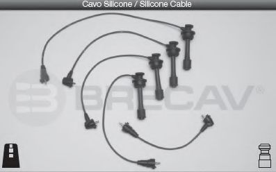 Комплект проводов зажигания BRECAV 33506