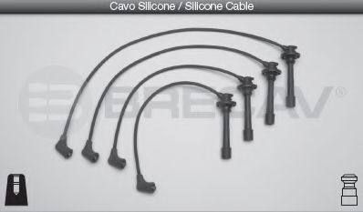 Комплект проводов зажигания BRECAV 33534