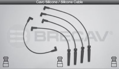 Комплект проводов зажигания BRECAV 36.514