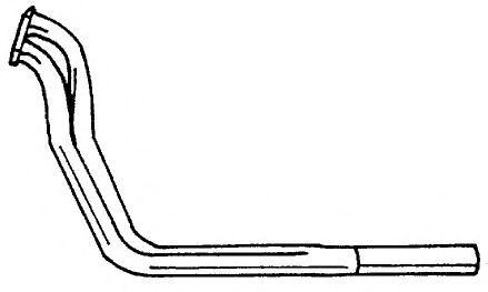 Труба выхлопного газа MTS 15100