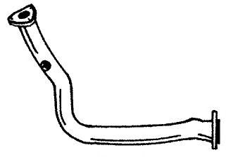 Труба выхлопного газа MTS 10086