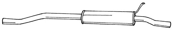 Глушитель выхлопных газов конечный SIGAM 18625