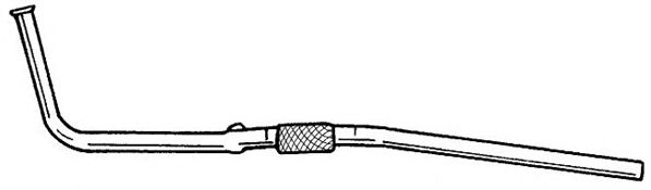 Труба выхлопного газа SIGAM 22111