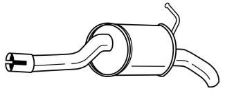 Глушитель выхлопных газов конечный SIGAM 26670