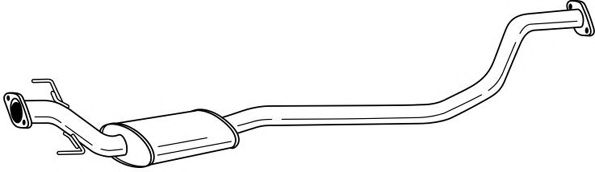 Средний глушитель выхлопных газов SIGAM 49409