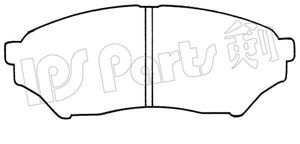 Комплект тормозных колодок, дисковый тормоз IPS Parts IBD-1505