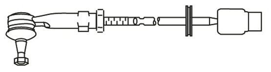 Поперечная рулевая тяга FRAP T/412