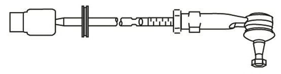 Поперечная рулевая тяга FRAP T/413