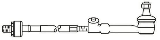 Поперечная рулевая тяга FRAP T/439