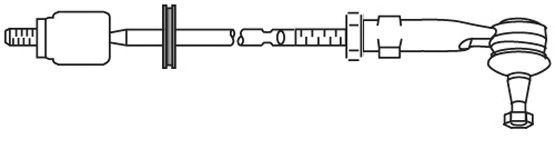 Поперечная рулевая тяга FRAP T/456