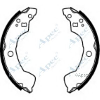 Тормозные колодки APEC braking SHU664