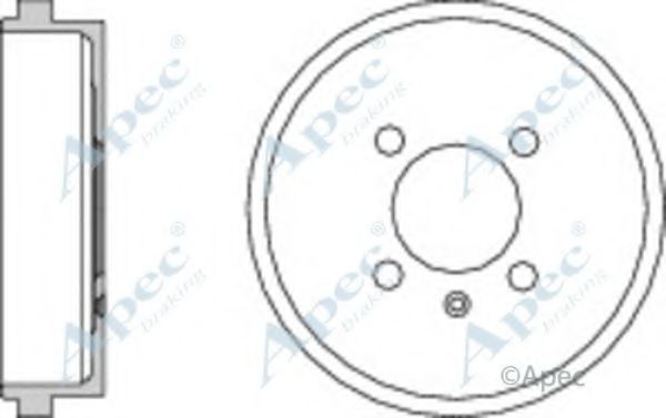 Тормозной барабан APEC braking DRM9932