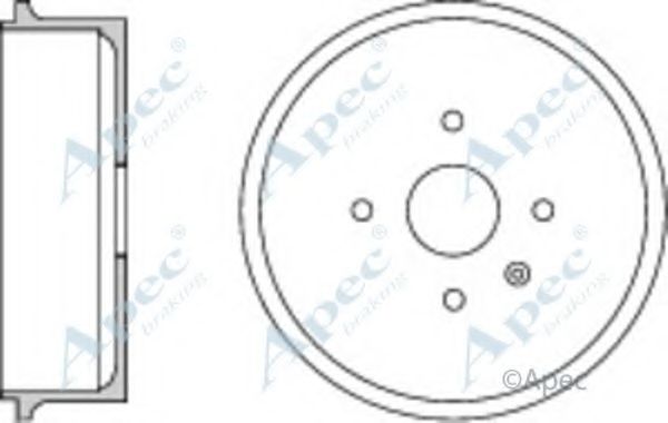 Тормозной барабан APEC braking DRM9960