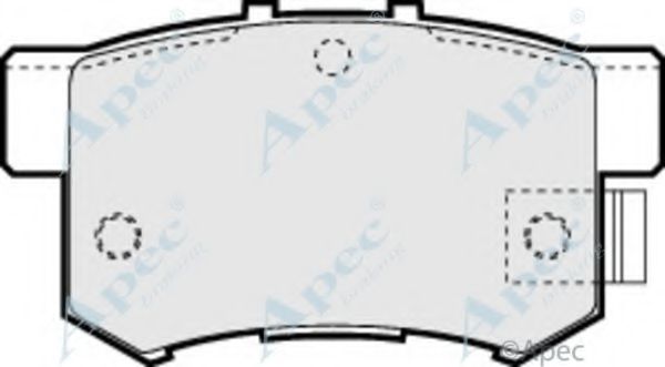 Комплект тормозных колодок, дисковый тормоз APEC braking PAD859