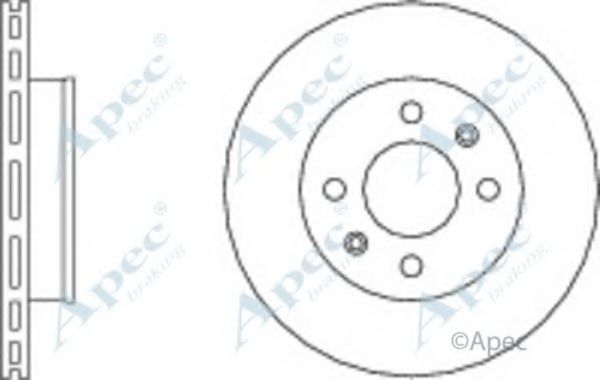 Тормозной диск APEC braking DSK2271