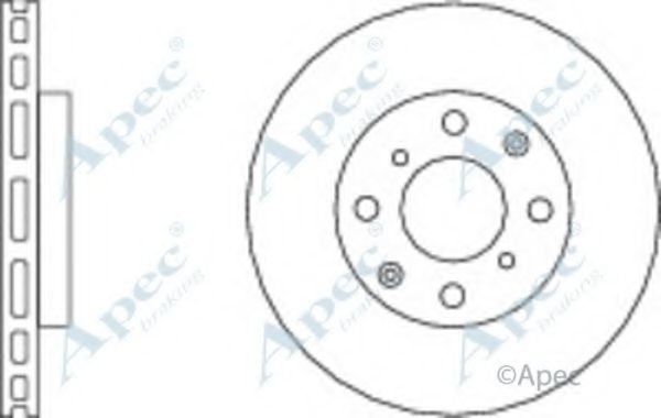 Тормозной диск APEC braking DSK2292