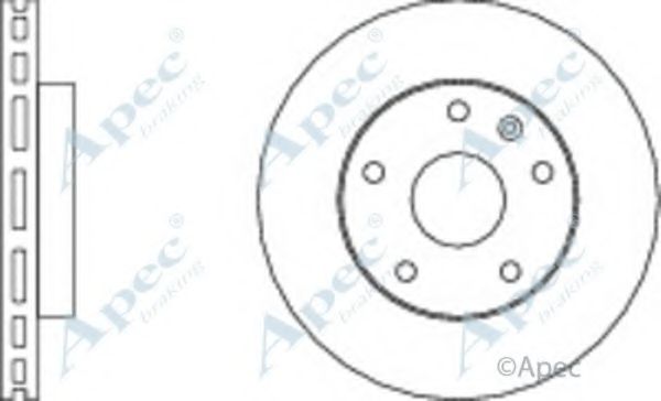 Тормозной диск APEC braking DSK2141