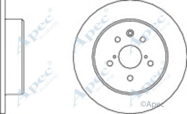 Тормозной диск APEC braking DSK2148