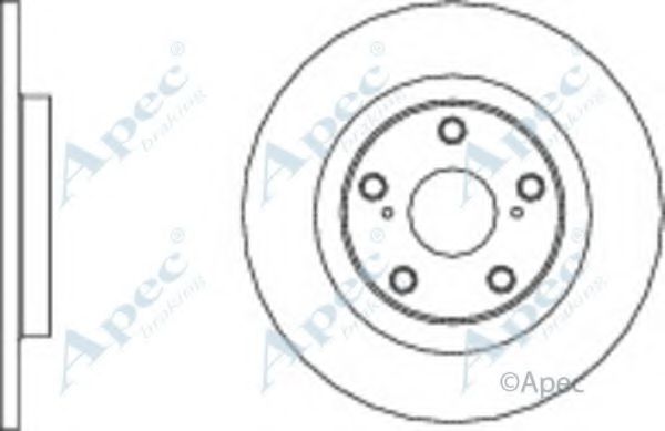 Тормозной диск APEC braking DSK2656