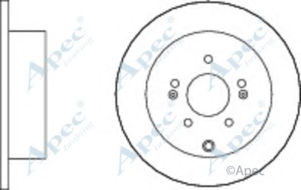 Тормозной диск APEC braking DSK2694
