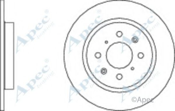 Тормозной диск APEC braking DSK2767