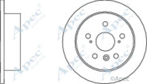 Тормозной диск APEC braking DSK2799