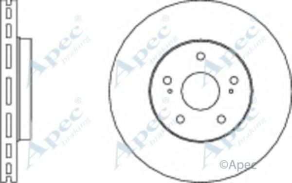 Тормозной диск APEC braking DSK2902
