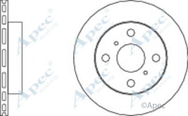 Тормозной диск APEC braking DSK300